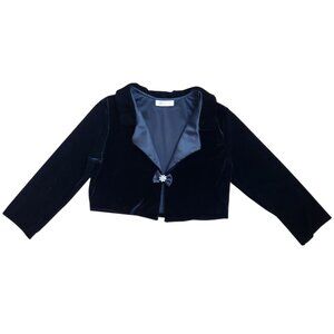 Beautiful Black Velvet Bolero for Girls (Age 5–7)